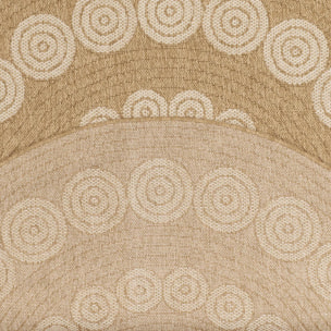 Tapis extérieur tissé kilim rond VEVU