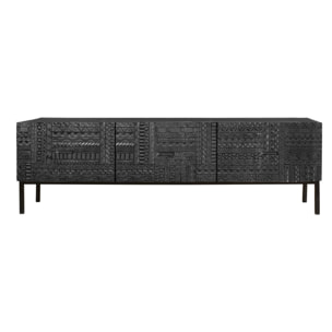 Mueble tv - madera de mango y hierro