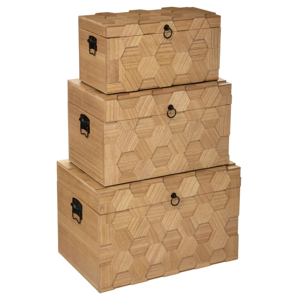 Set de 3 malles "Arty" L47/53/60cm