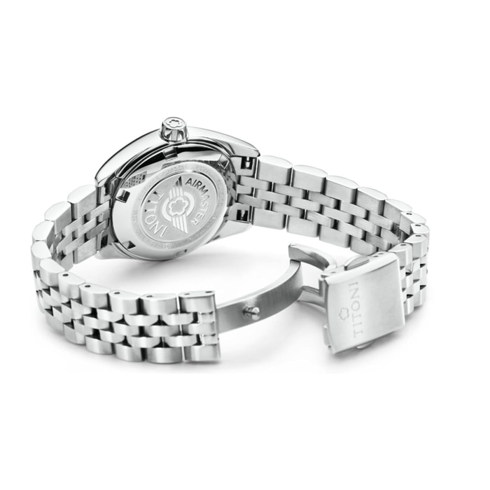 Reloj Titoni 23909S-063 Mujer Analogico Automatico con Correa de Acero inoxidable