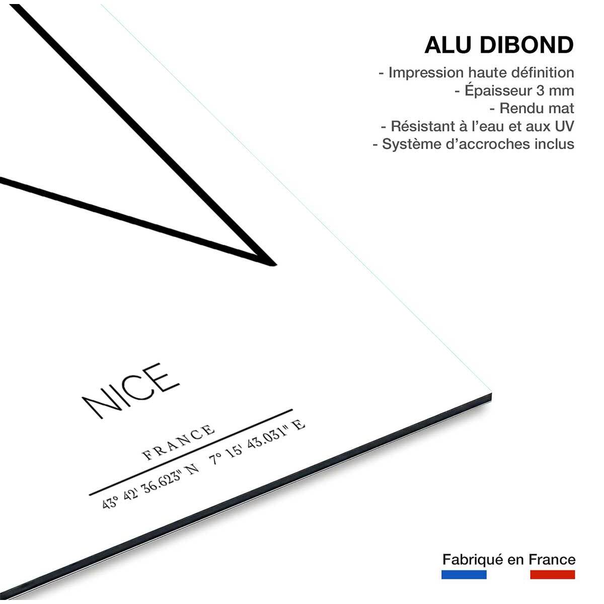 Tableau Nice Tableau alu Dibond