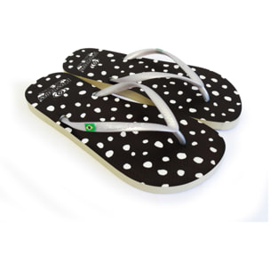 Chanclas de playa ,Printed Topos