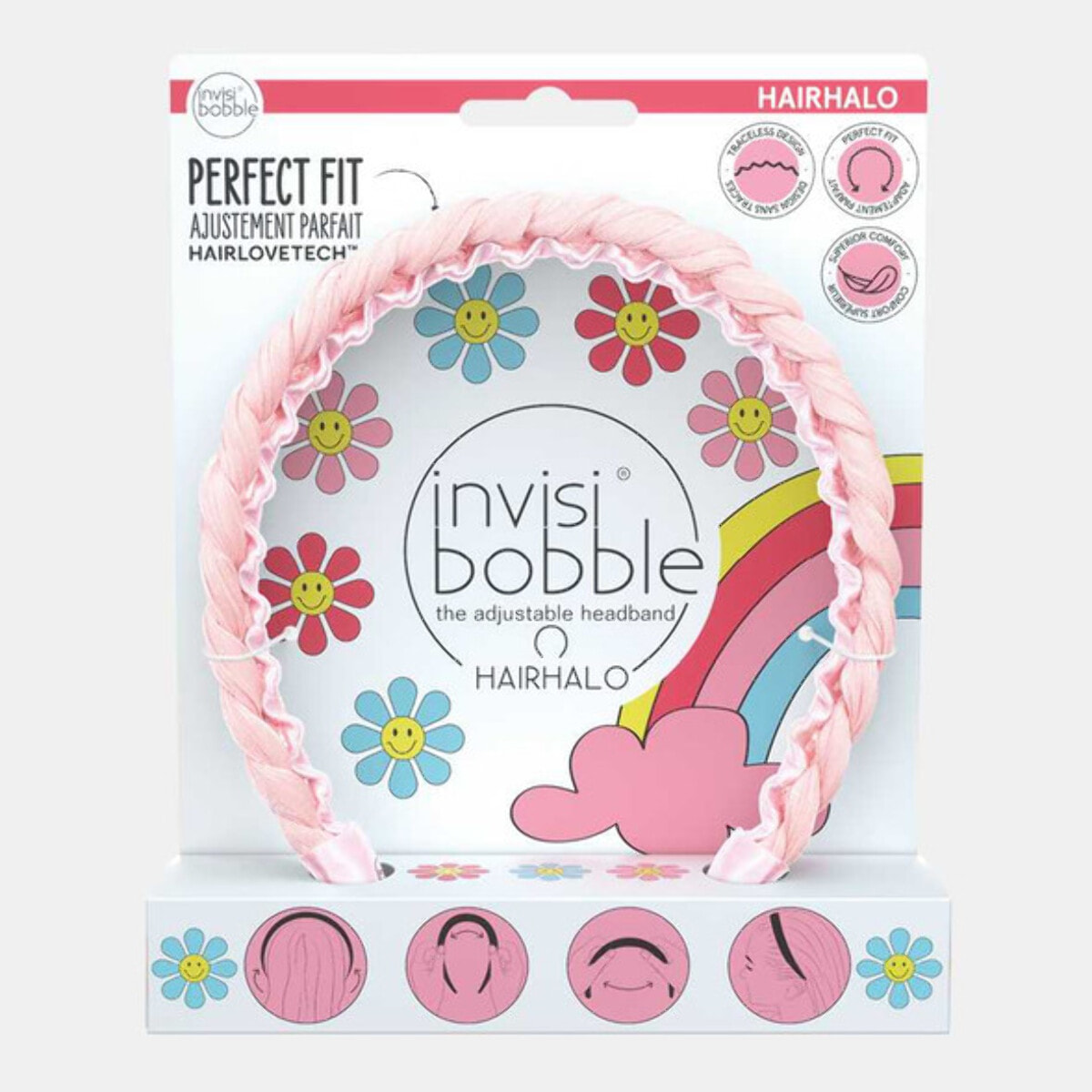 IB HAIRHALO Retro Dreamin' EAT, PINK,