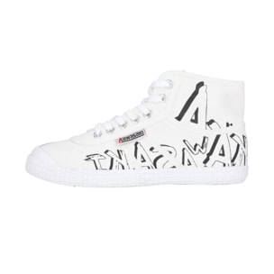 Zapatillas Sneaker Unisex - KAWASAKI Graffiti Canvas Boot K202415-ES 1002 White