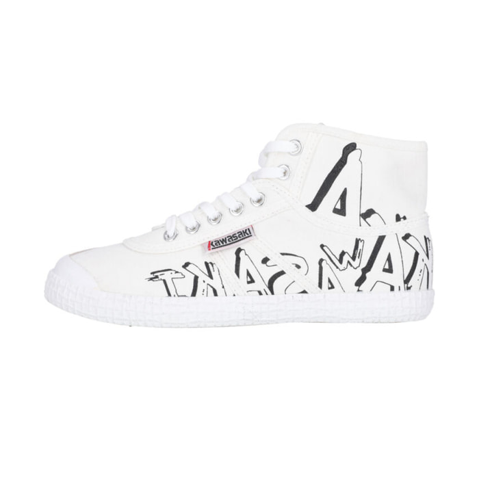 Zapatillas Sneaker Unisex - KAWASAKI Graffiti Canvas Boot K202415-ES 1002 White