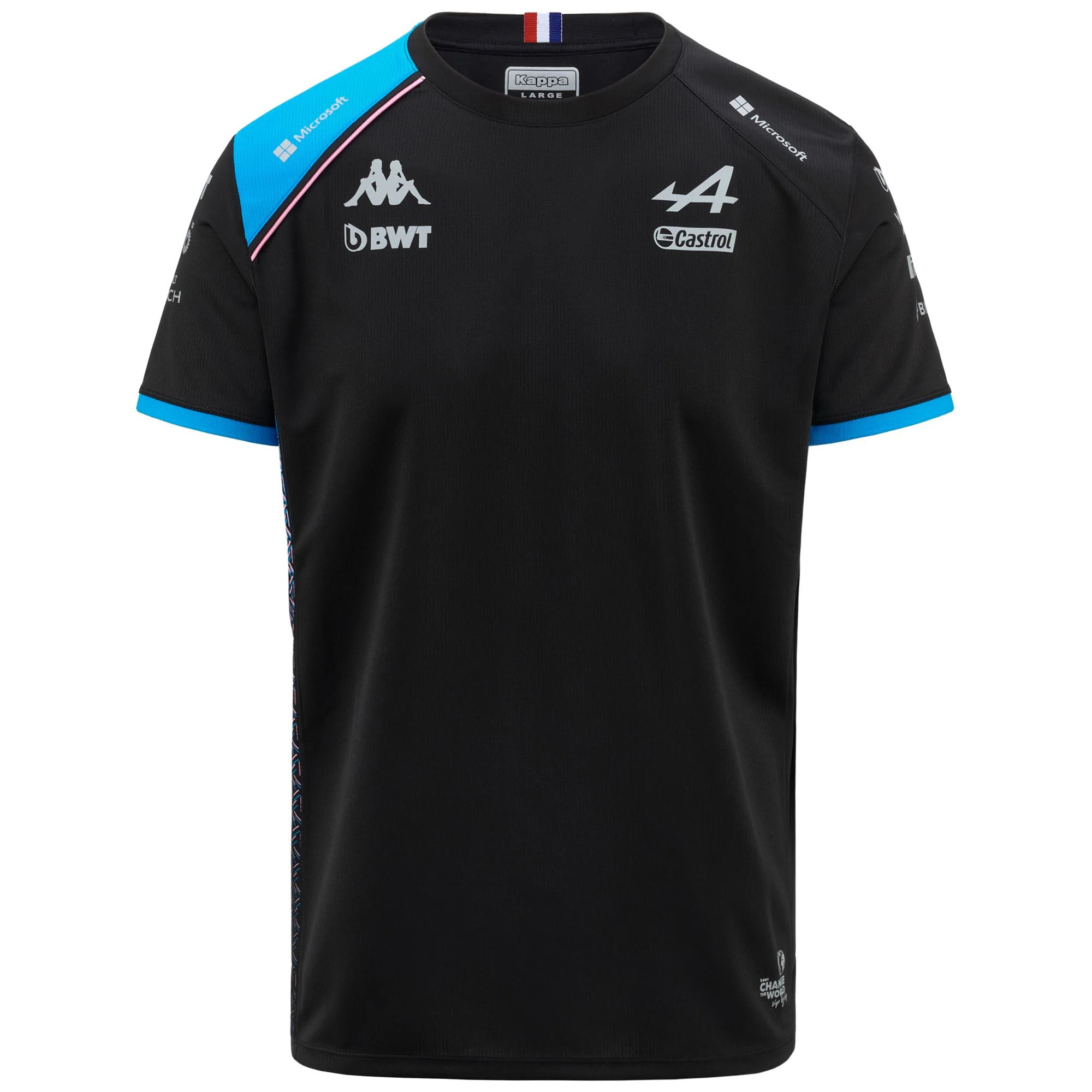 Kappa - Maglie gioco Bambino Nero - Abolim Alpine F1