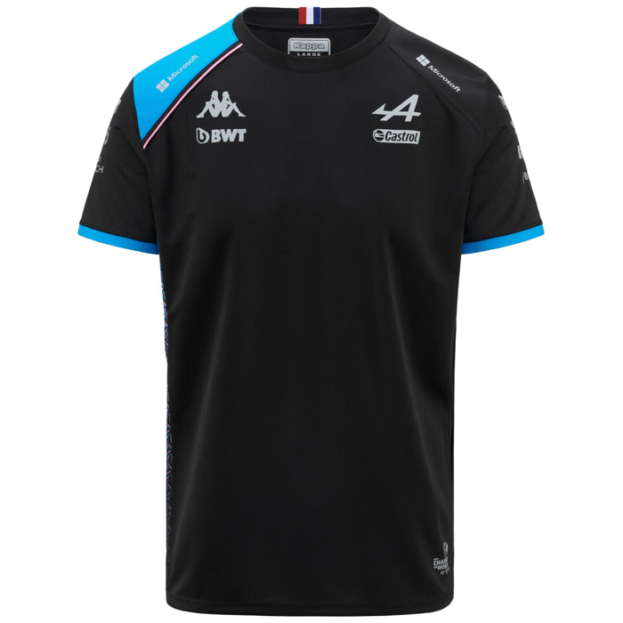 Kappa - Maglie gioco Bambino Nero - Abolim Alpine F1