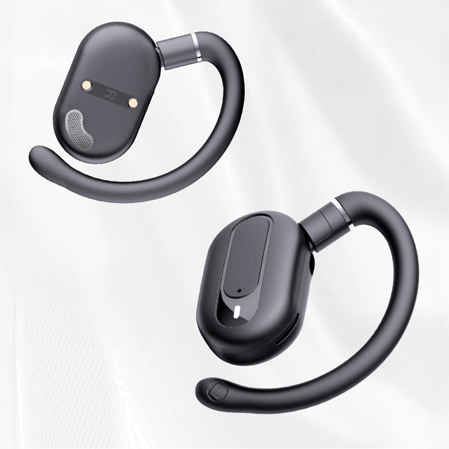 Cuffie YJ22 con Bluetooth 5.4 Tecnologia OWS con angolo regolabile con traduttore AI.