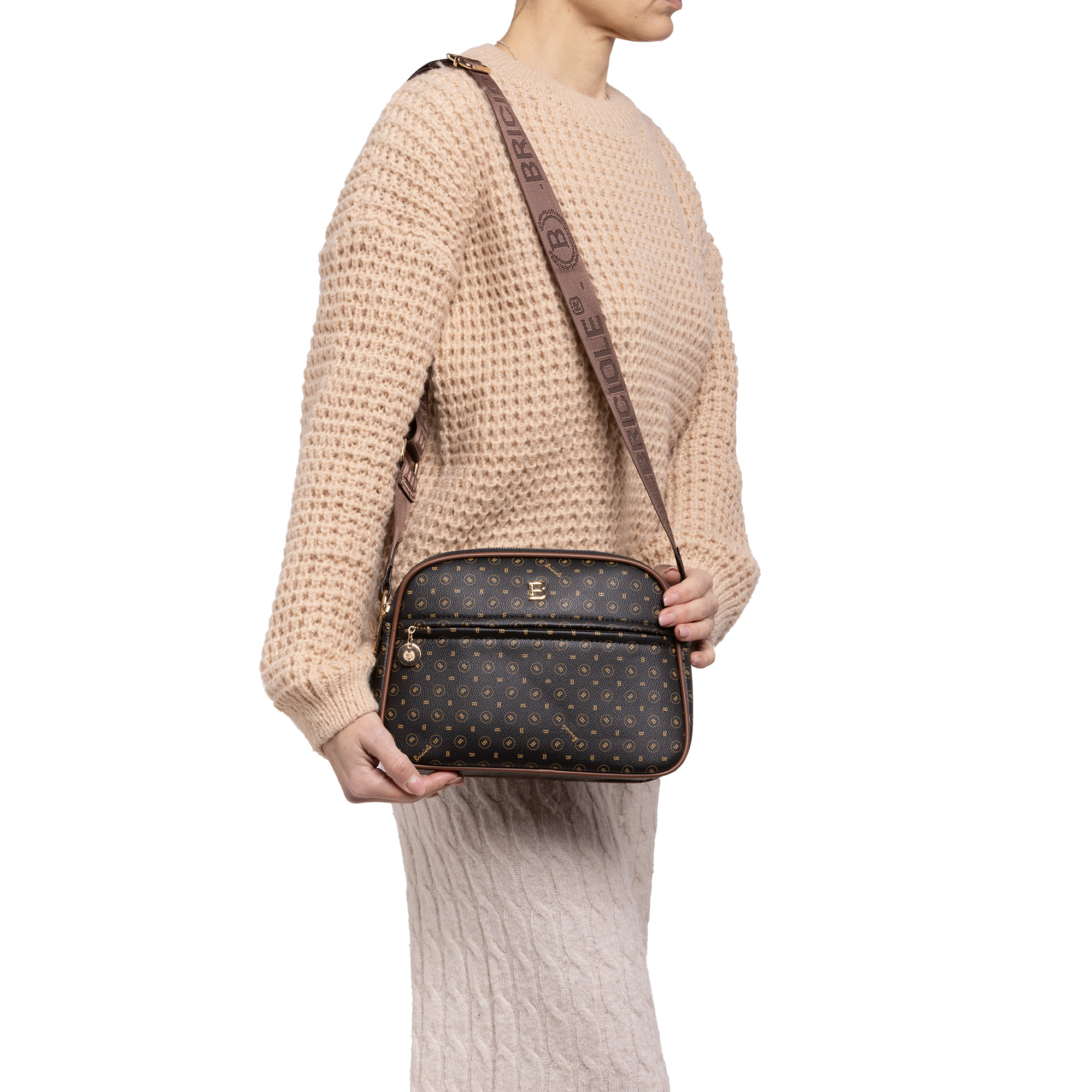 Borsa a tracolla  da donna ecopelle Prodotto Vegano 19x26x9 cm