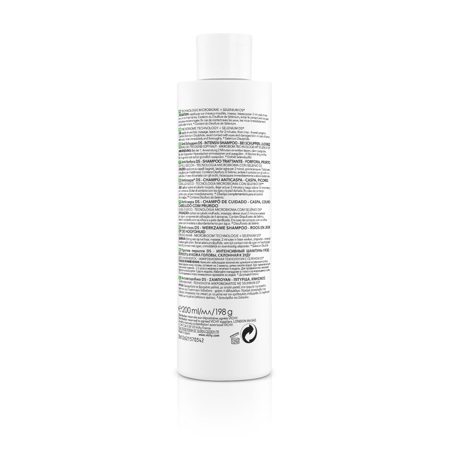 Dercos Technique Anti-Pelliculaire - Shampooing Cheveux Secs 200 ml