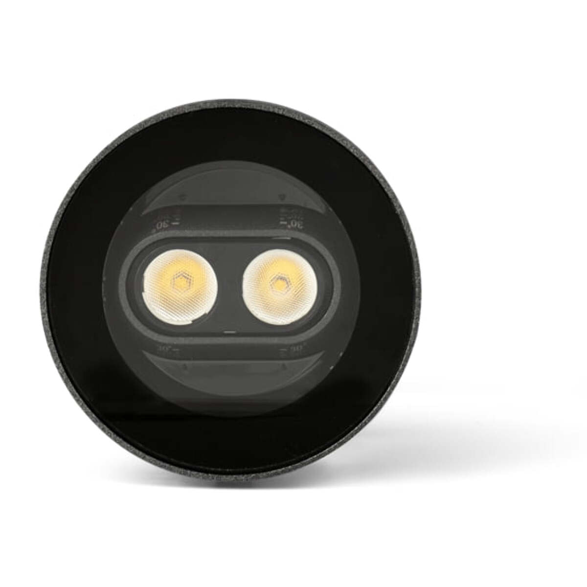 TRAS LED Lámpara empotrable orientable negra