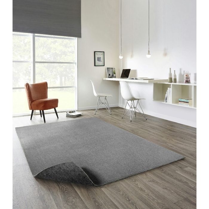 Tappeto Salotto Tinta Unita Grigio