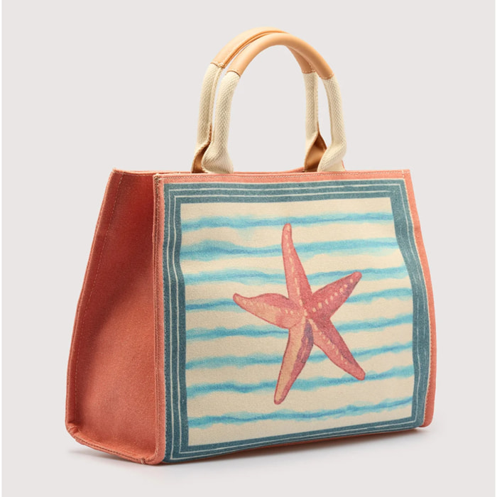 Bolso de Mano Bicolor - Estrella
