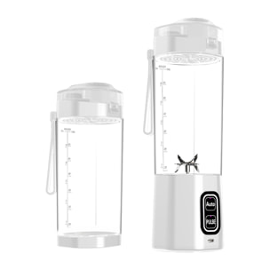 Batidora portátil HD-11 de 700 ml con potente motor de 360W, con batería recargable de 6000mAh.