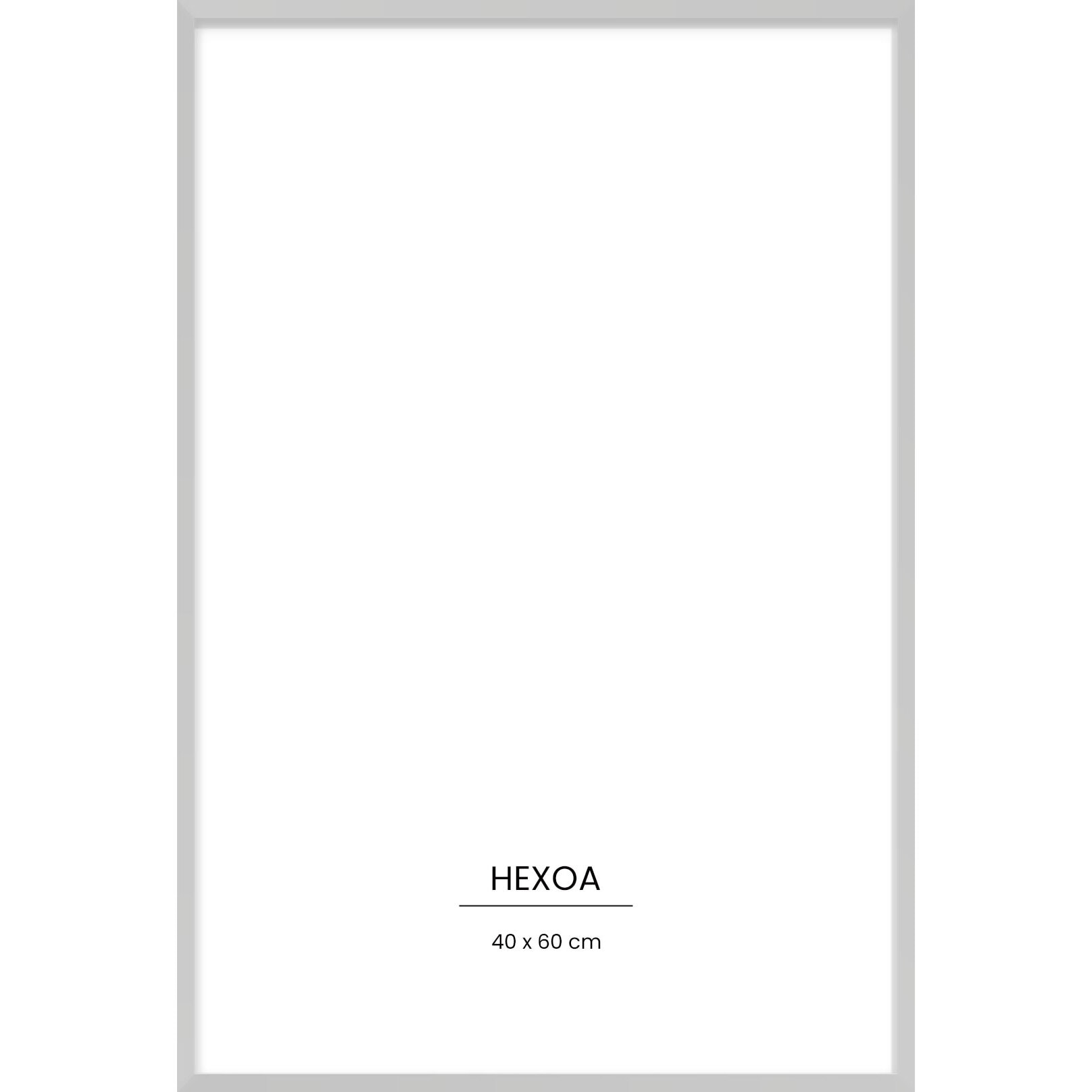 Cadre métal argenté 40x60cm cadre seul
