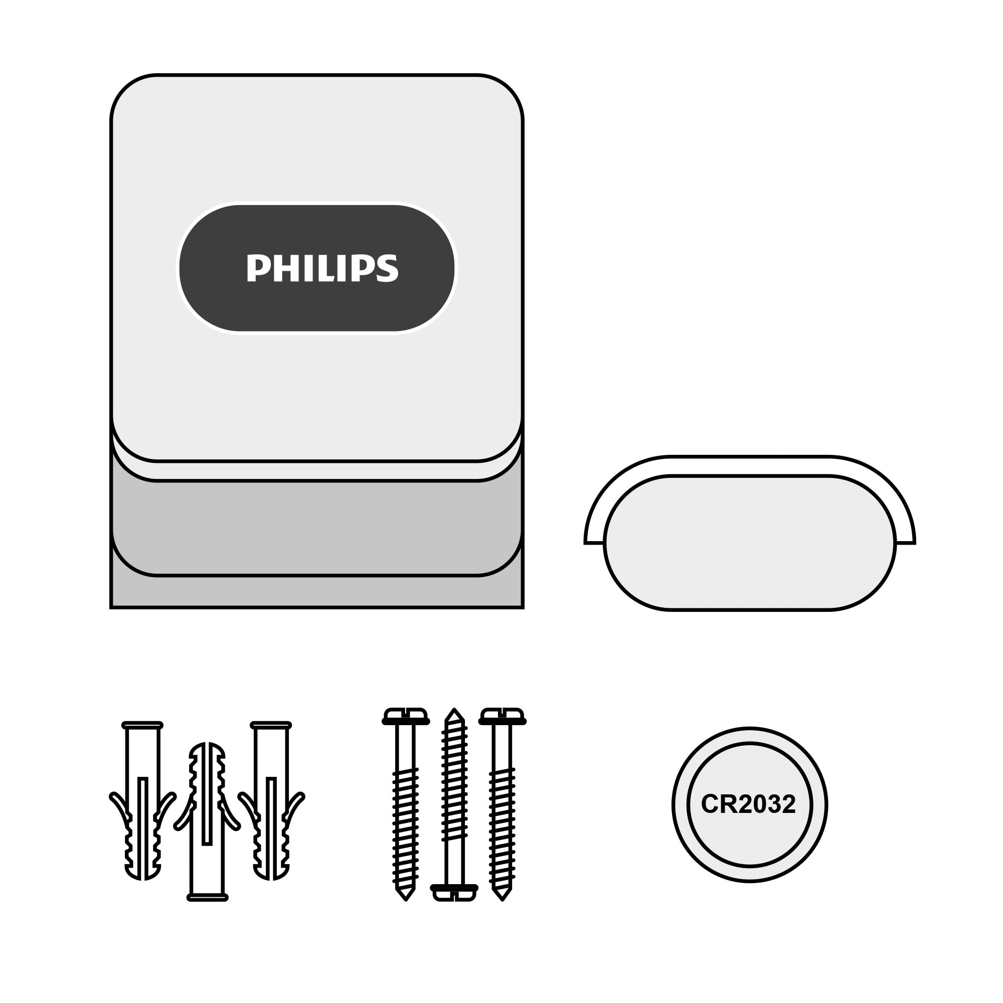 Carillon sans fil - WelcomeBell 300 Color - Philips - 531013