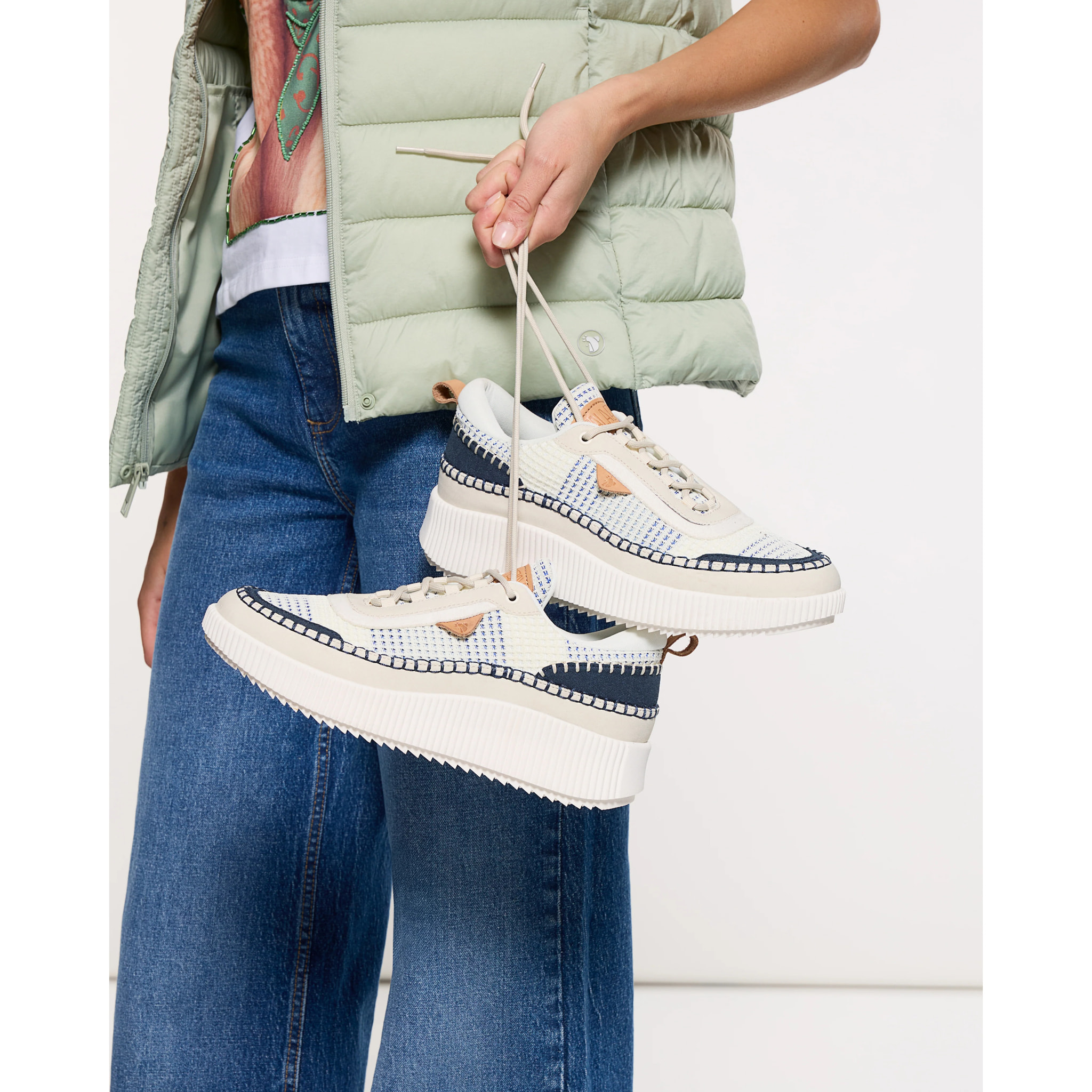 Zapatillas Plataforma Azul Marino - Treviso