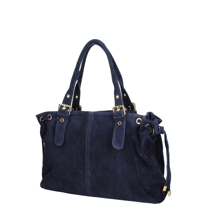 Borsa a mano da donna Made in Italy - Modello Celeste Plus - 100% pelle - 20.0 x 28.5 x 41.0 cm