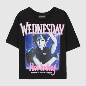 T-shirt stampa Wednesday