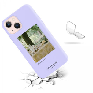 Coque iPhone 13 Mini Silicone Liquide Douce lilas Été Provencal La Coque Francaise.