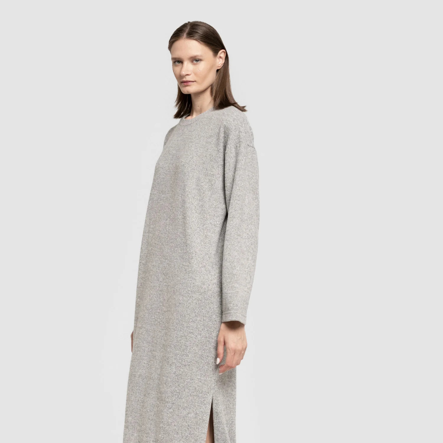 Vestido midi manga larga new punto extra suave