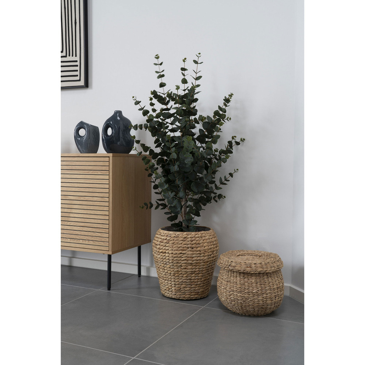 Eucalyptus Tree - Albero di eucalipto artificiale verde H120 cm