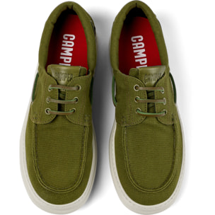 Zapatos de cordones - CAMPER Runner Four - Verde - Tejido natural