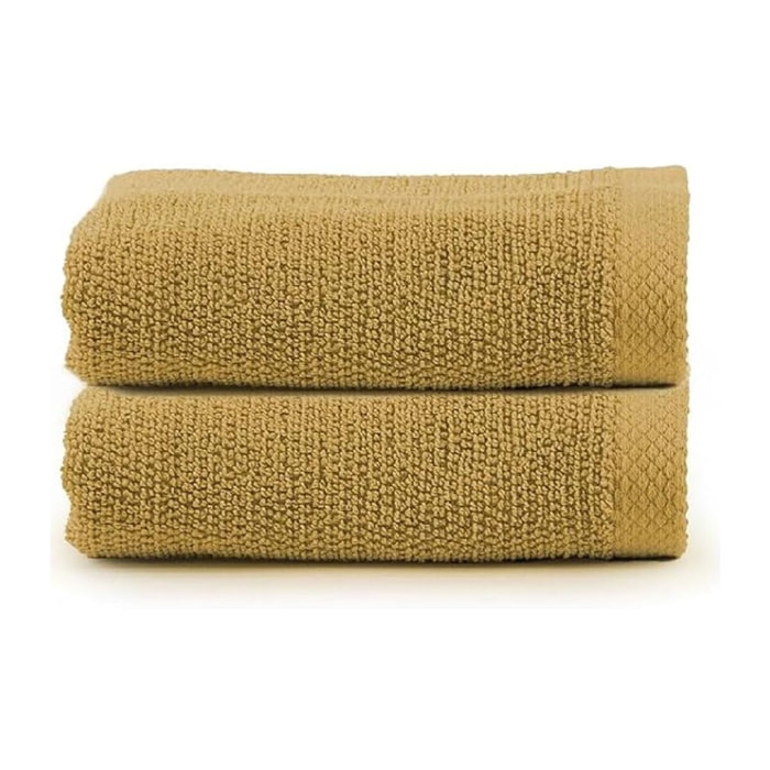 INTRECCI HOME Set Bagno 2 Asciugamani Ospite, in Puro Cotone 500 g,Morbidezza Extra, Assorbenza Superiore, Elegante e Durevole