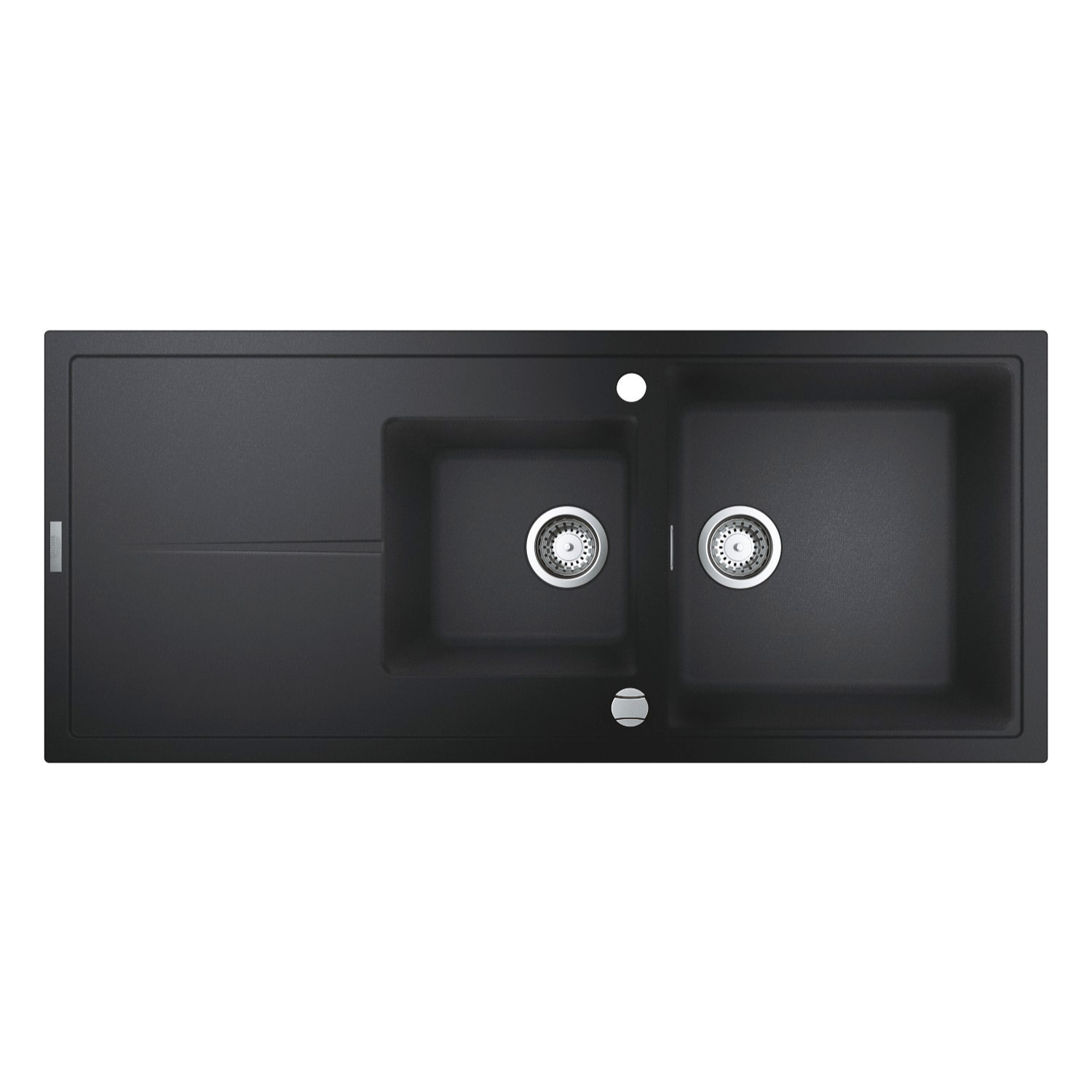 GROHE Évier à encastrer réversible K400 - noir granite - 116 x 50 cm