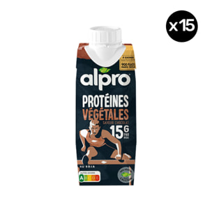 15 x 250ml - Alpro - Boisson végétale - Soja protéine goût chocolat