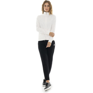 Tuta da donna invernale con colletto e zip "Silver"