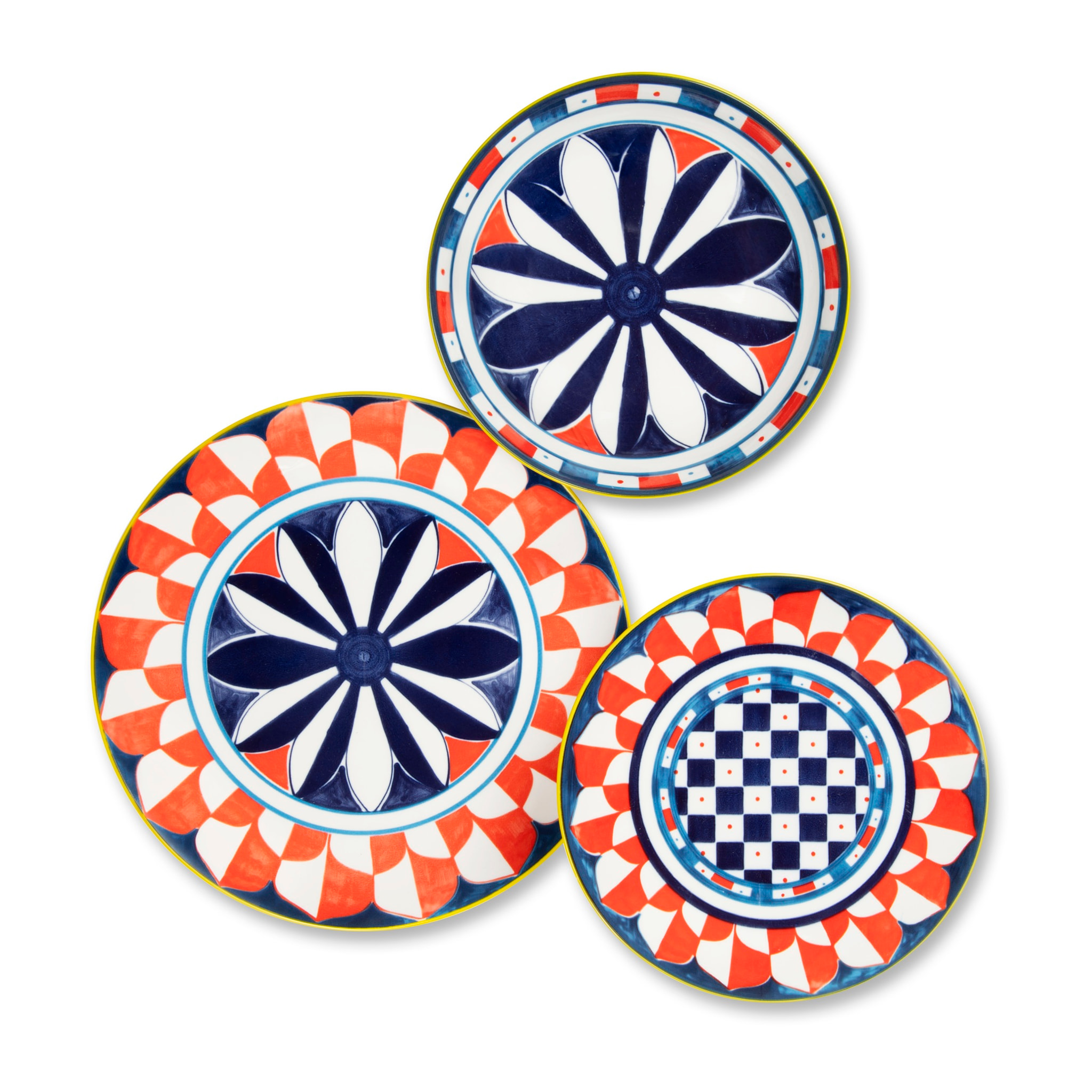 Service de table 18 pièces Excelsa – Sciacca, Porcelaine Multicolore