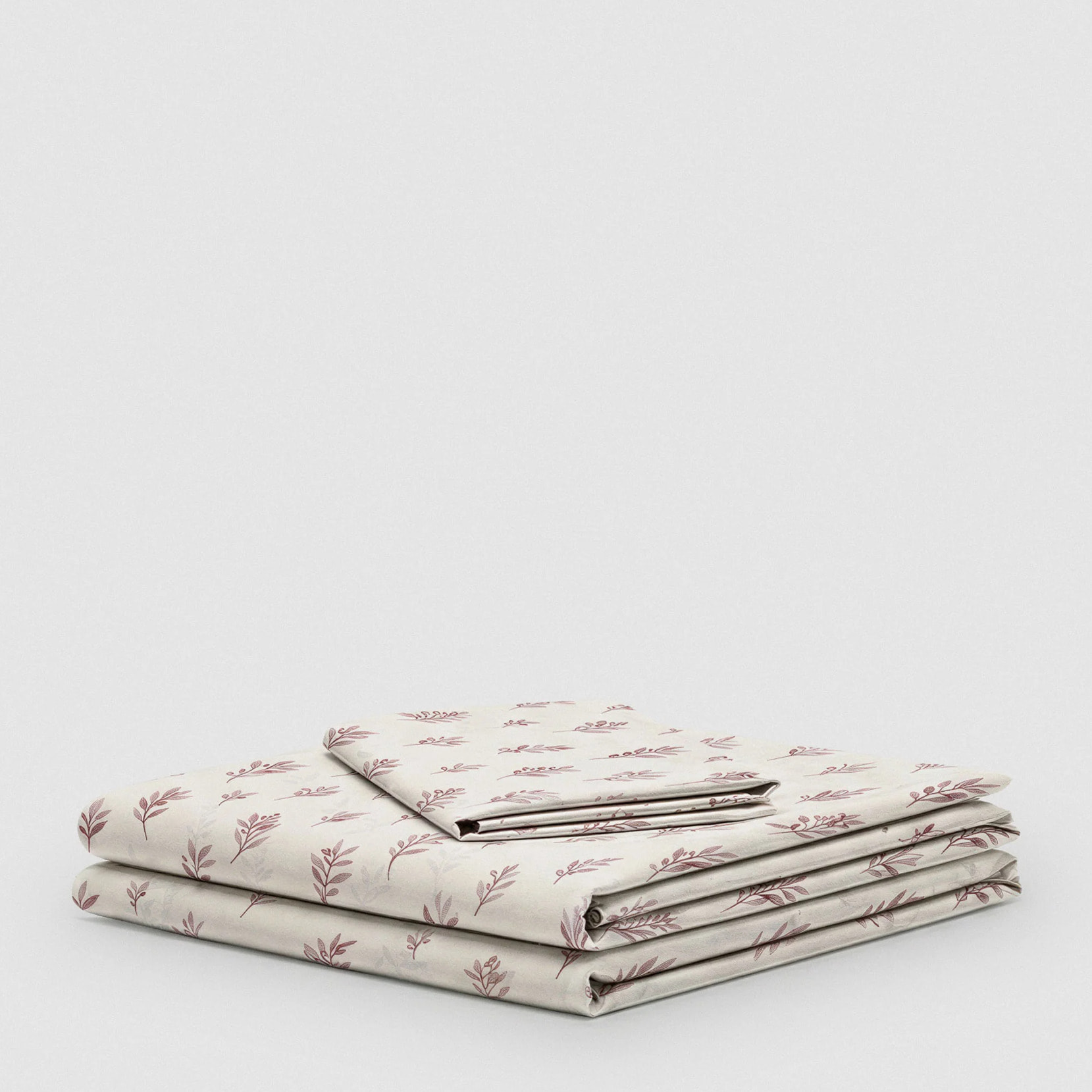 Set di lenzuola in cotone 100% ramaje marrone