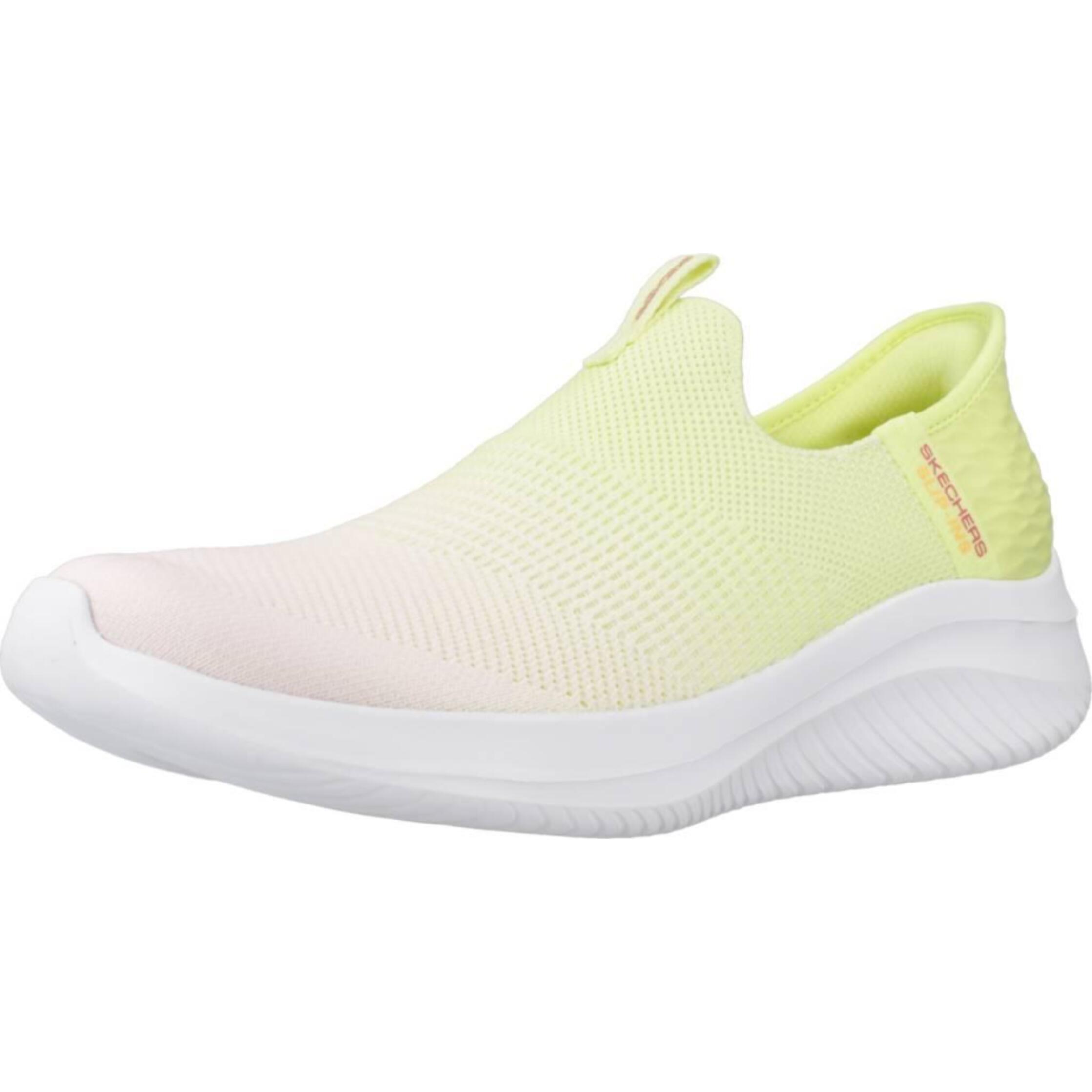 Sneakers De  Mujer Slip Ins: Ultra Flex 3.0 Amarillo
