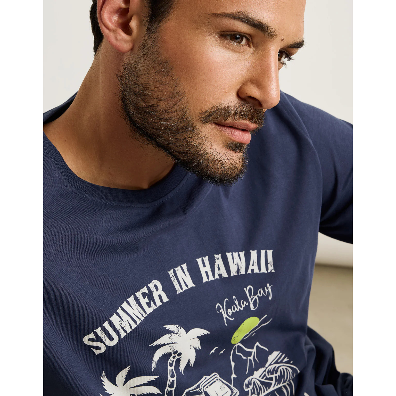 Camiseta Manga Corta Azul Marino - Kalambi