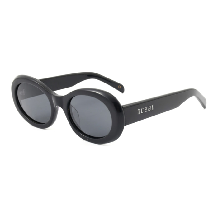Gafas de sol OCEAN GENEVE - Negro brillante / Ahumada