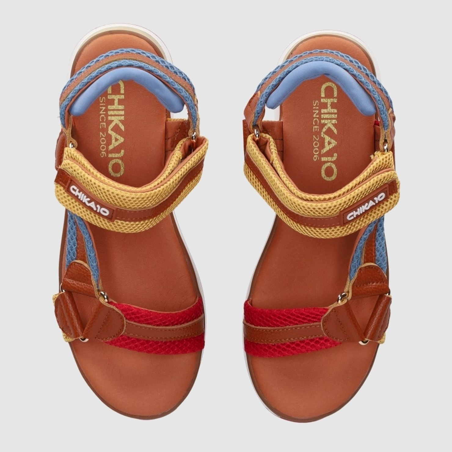Sandalias de Tejido - Multicolor - Tacón: 5 cm