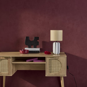 Lampe de table intérieur céramique vert H 44cm - Aurore