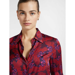 Elena Mirò - Camisa estampada - Rojo