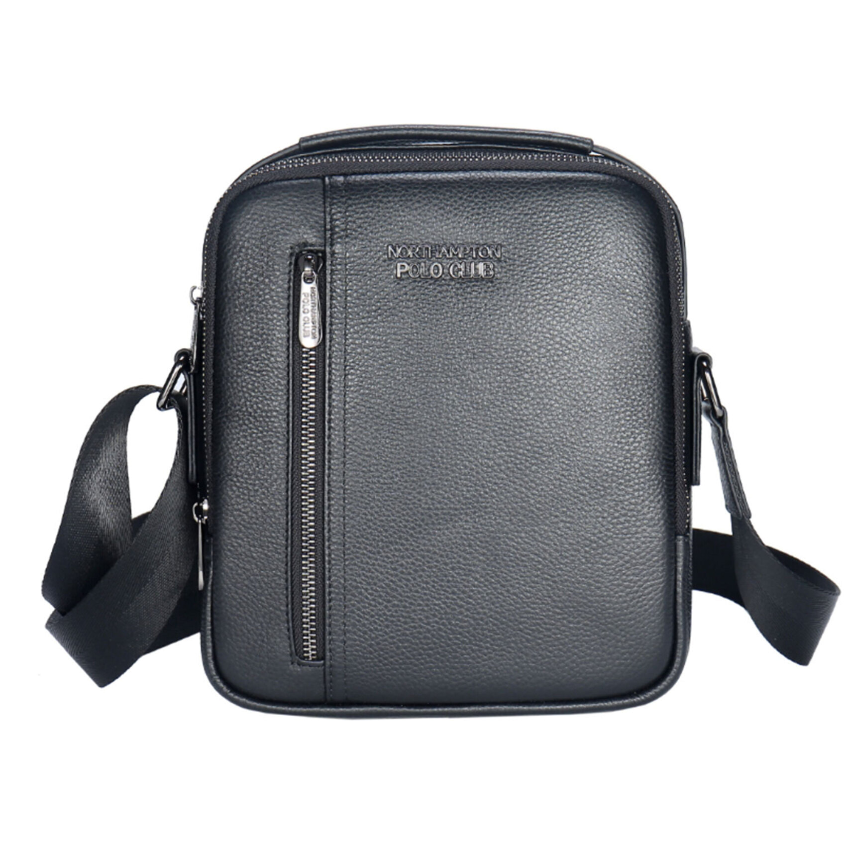 Borsa a tracolla  da uomo In Vera pelle Made in Italy 16x26x8 cm