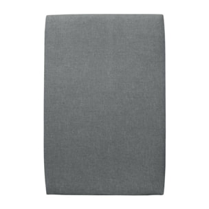 Lit avec tête de lit tapissée tissu et sommier tapissier ep14