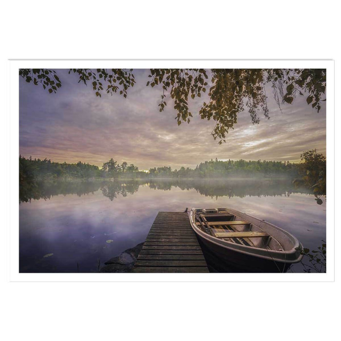 Affiche lacs colorés Affiche seule