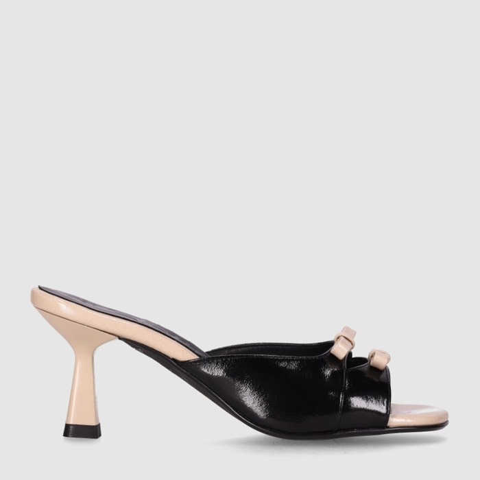 Sandalias - Negro - Tacón: 5 cm