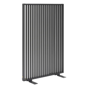 Brise-vue "Zupta" graphite en aluminium