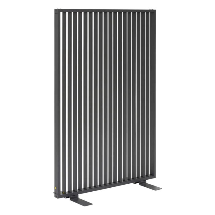 Brise-vue "Zupta" graphite en aluminium