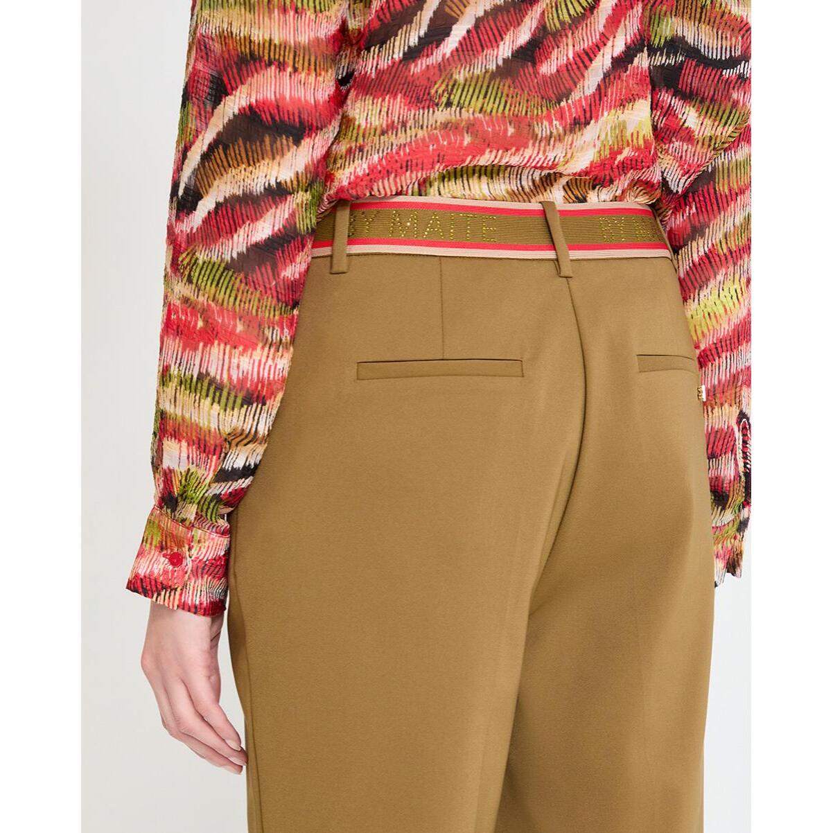 Pantaloni con nastro logo