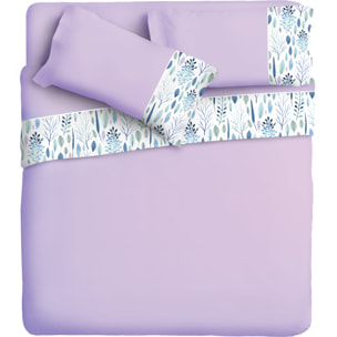 Completo letto Armonie IPERSAN Puro Cotone Corallo Glicine