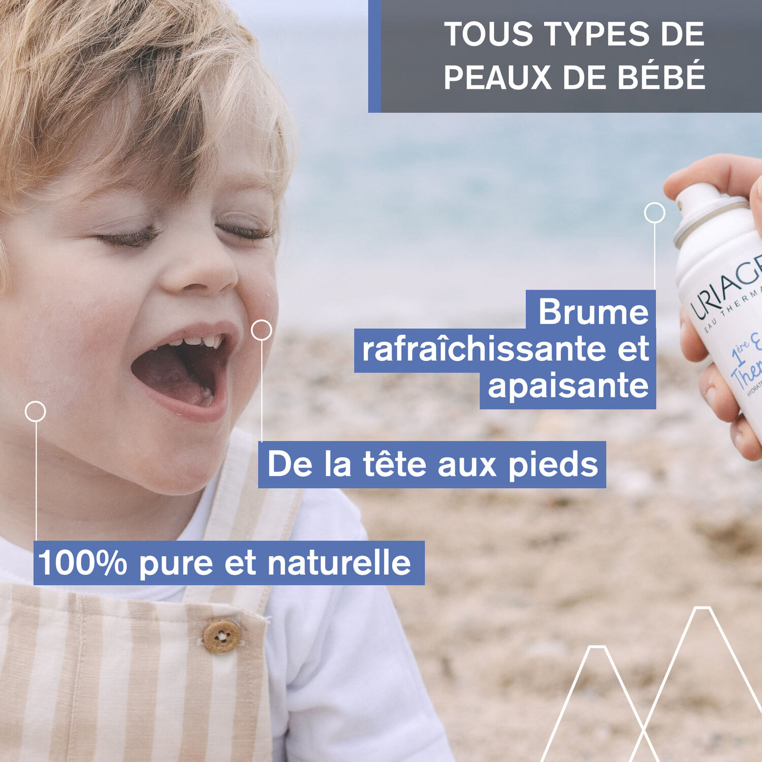 Bébé - 1ère Eau Thermale  - Soin Hydratant & Apaisant 150 ml