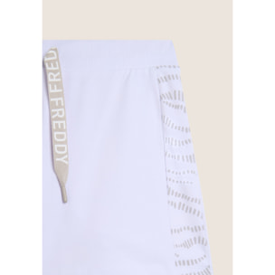 Pantaloni Shorts con Motivo Grafico e Logo FREDDY