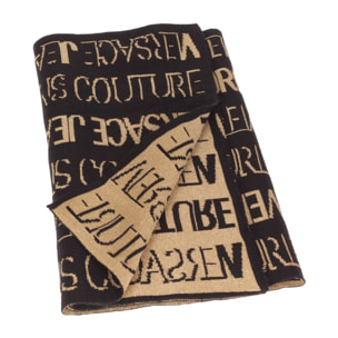 Versace Jeans Couture Sciarpa in lana con logo Versace Jeans Couture intarsiata a maglia.